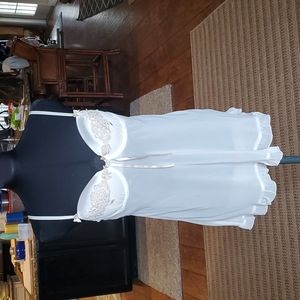 3 piece bridal lingerie set in ivory.